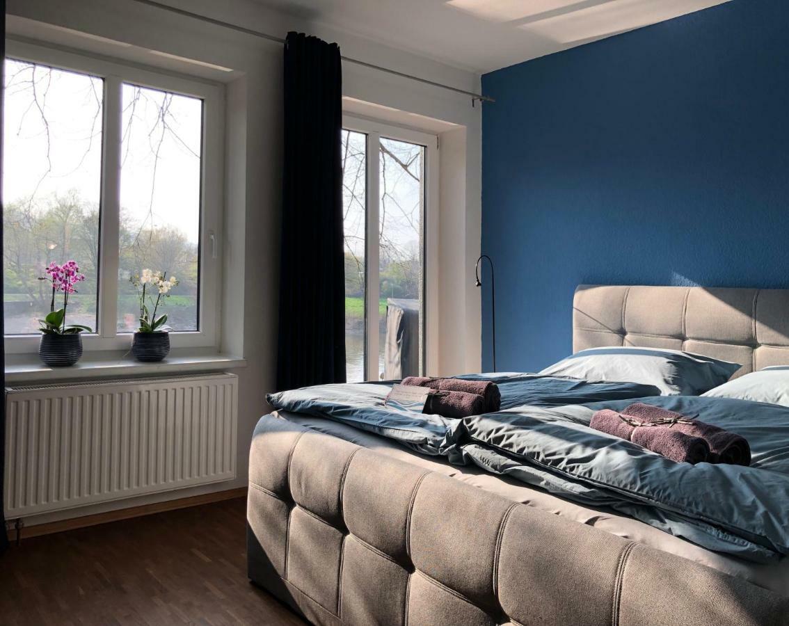 Ferienwohnung Schleusenhaus Hameln ハーメルン エクステリア 写真