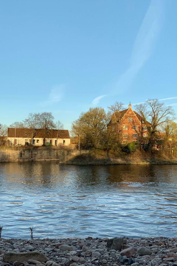 Ferienwohnung Schleusenhaus Hameln ハーメルン エクステリア 写真