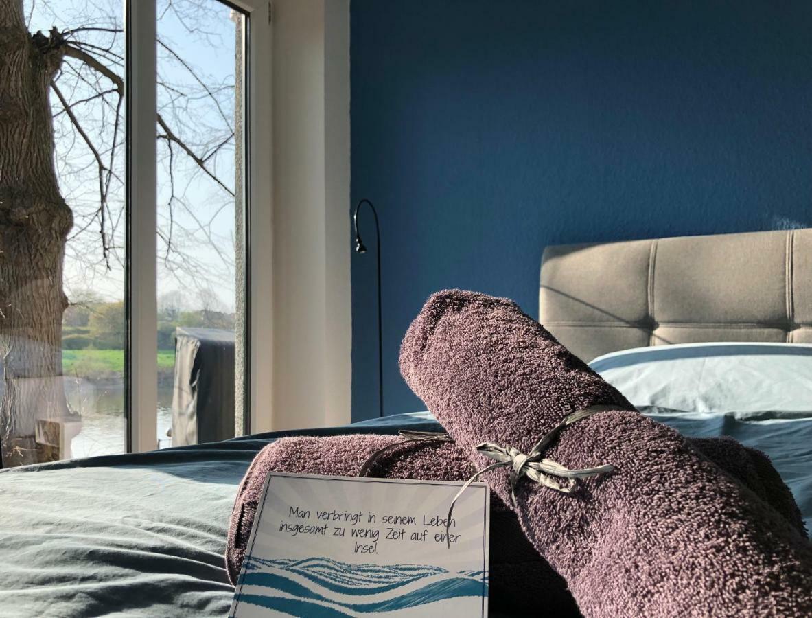 Ferienwohnung Schleusenhaus Hameln ハーメルン エクステリア 写真
